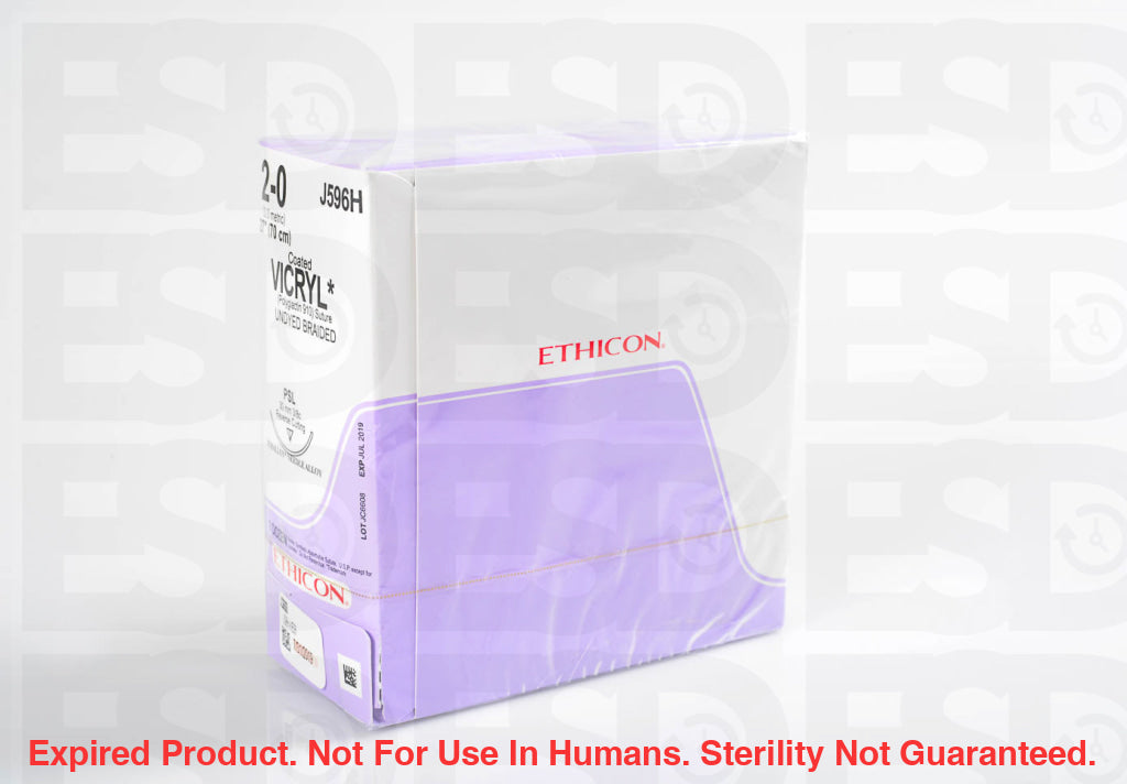ETHICON SUTURE: J596H - BOX OF 36